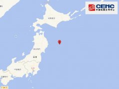 日本本州东部远海发生6.8级地震 震源深度10千米